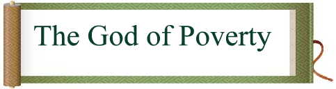 The God of Poverty