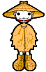 straw coat