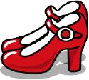 red shoes
